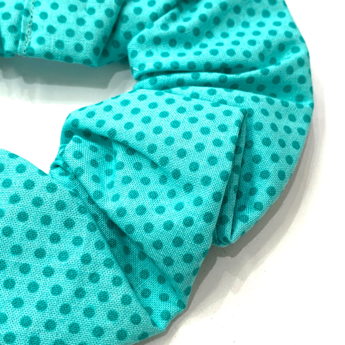 MAKIN' WHOOPEE - JUMBO "Aqua Spots" SCRUNCHIES