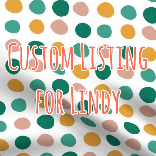 CUSTOM LISTING FOR LINDY
