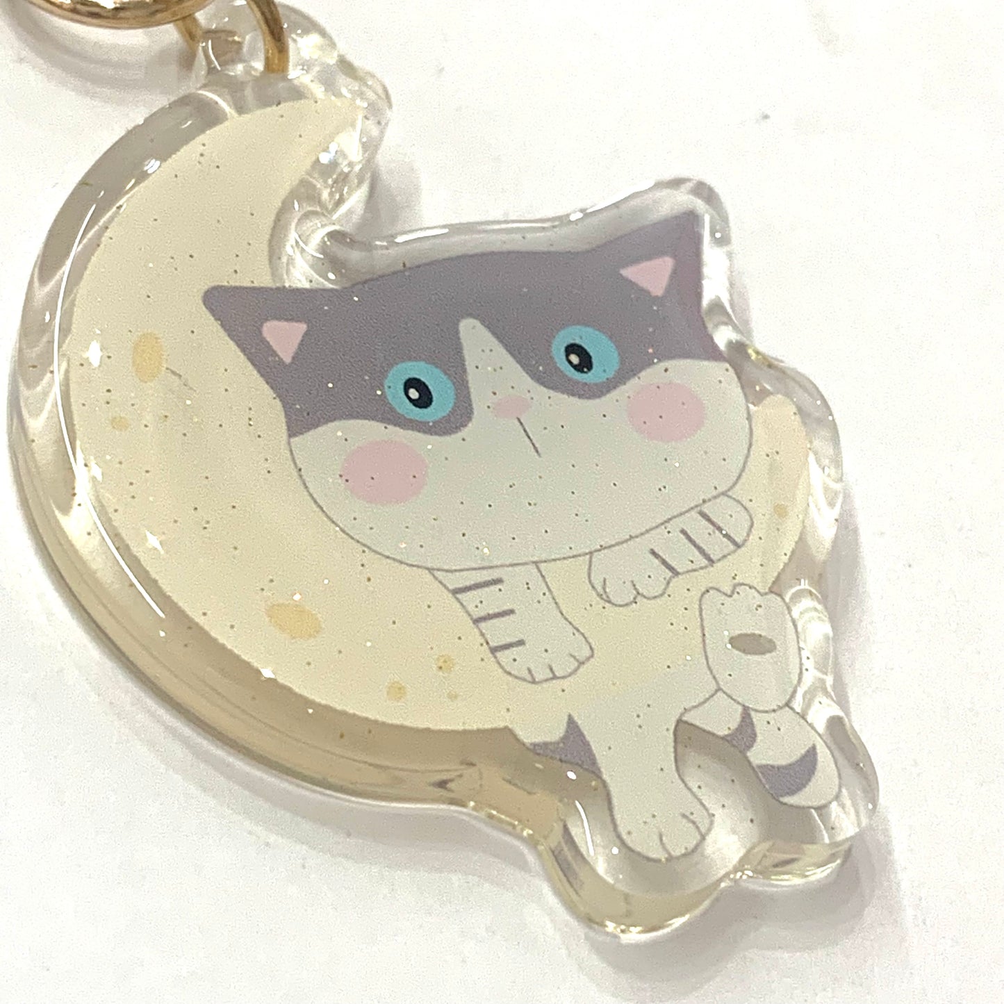SHERBET CANDY- Far Far Away Collection - Hanging on the Moon Keyring
