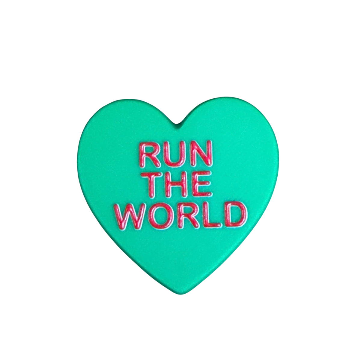 DWAYNSKI.3D - "RUN THE WORLD" - CONVERSATION HEART MAGNETS