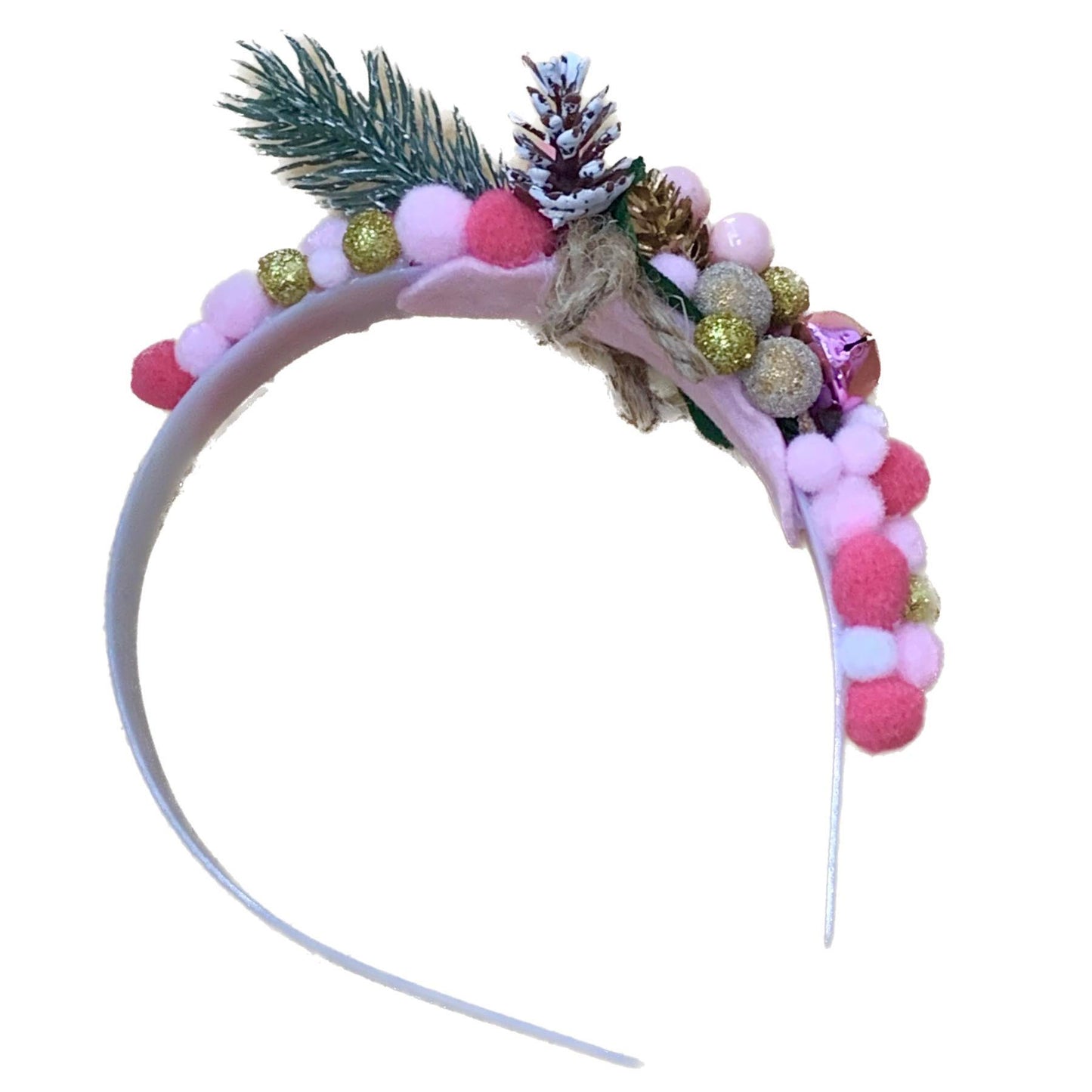 THIS BIRD HAS FLOWN- CHRISTMAS HEADBANDS- Pink Berries