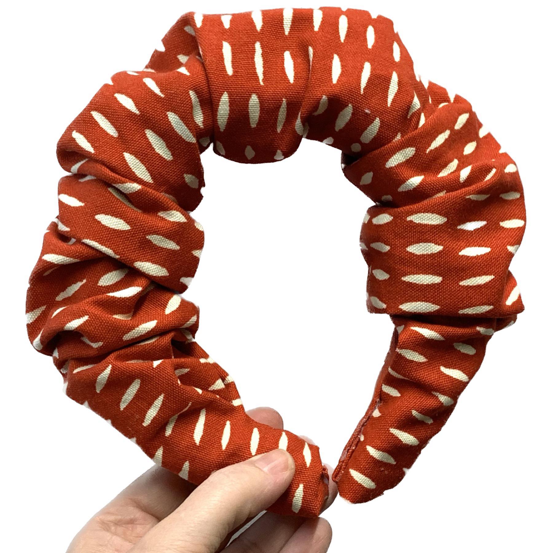 MAKIN WHOOPEE - "Rusty Dashes" - JUMBO SCRUNCHIE HEADBANDS – Makin ...