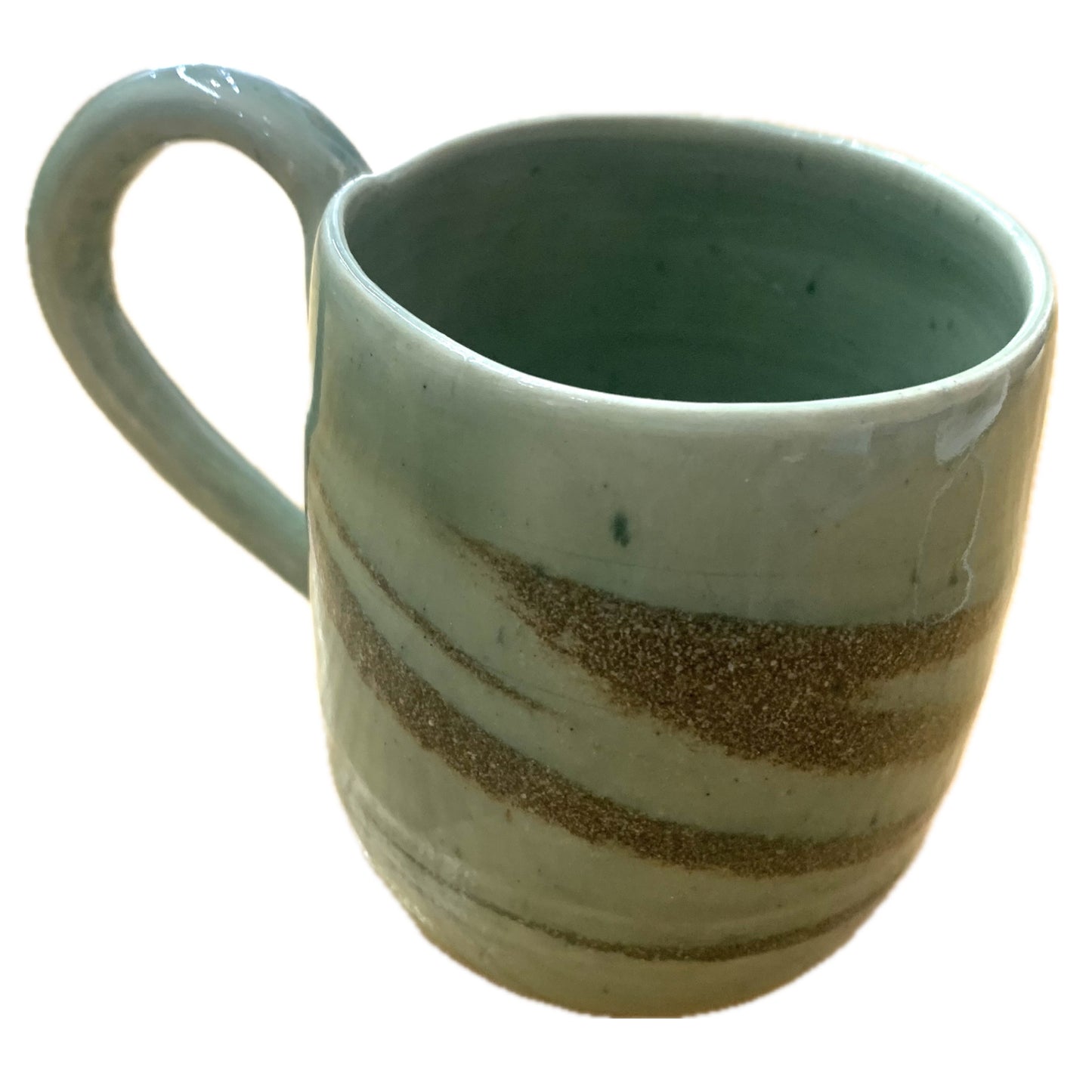 EARTH BY HAND- Green & Brown Swirl Mugs