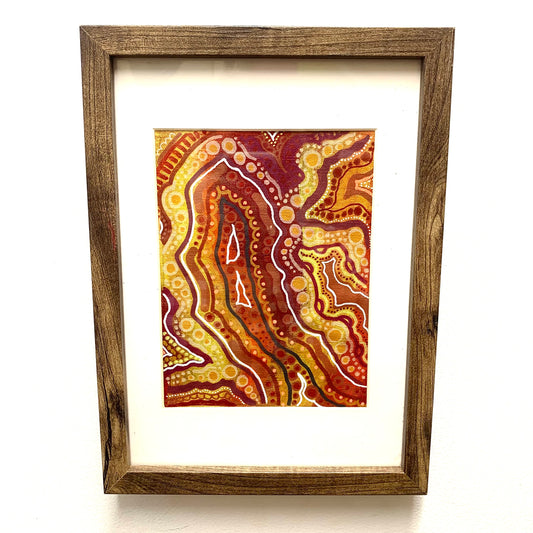 ART BY GAYLEE - Medium-Large Timber Framed Original Painting #1