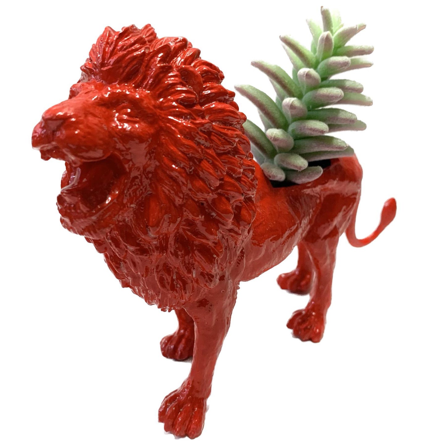 MAKIN' WHOOPEE - Christmas Animal Planters- Red Lion