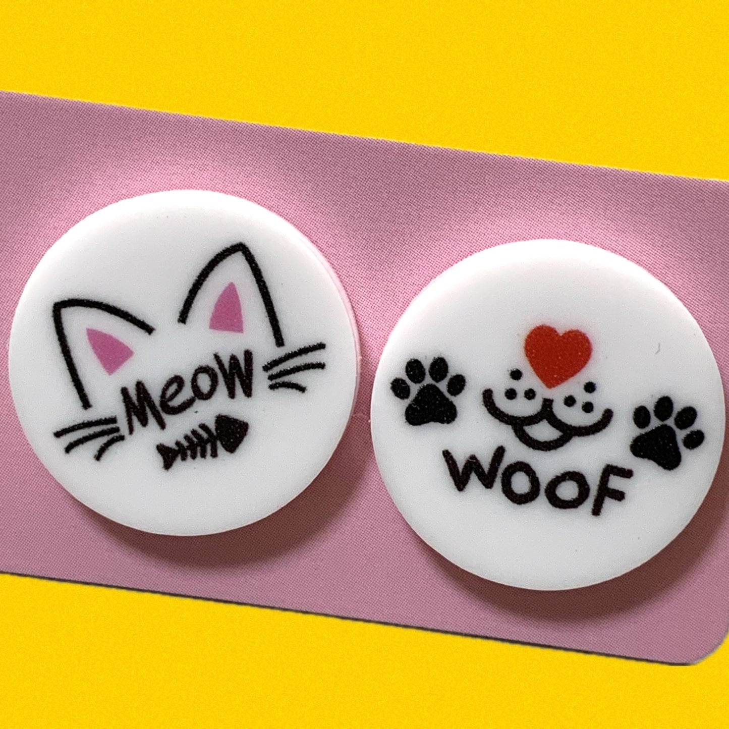 MAKIN' WHOOPEE - Fur Friends- "Cats and Dogs" Studs