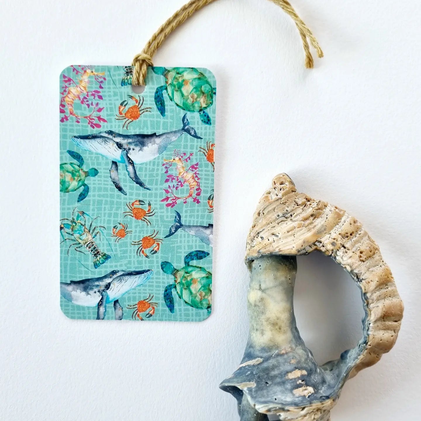 BOSA ART CO - "SEA LIFE"- Gift Tag