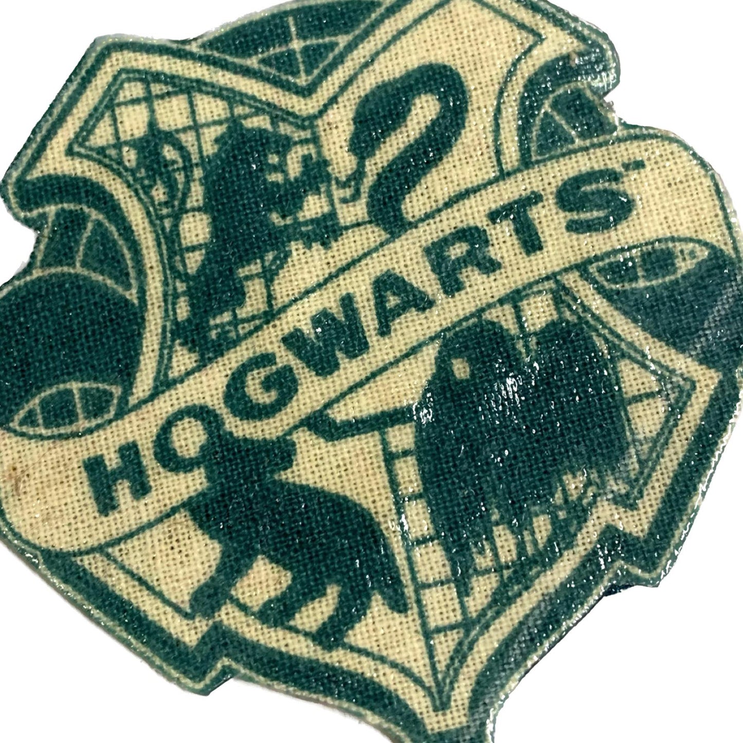 THIS BIRD HAS FLOWN- Fabric Remnant Brooches- Hogwarts
