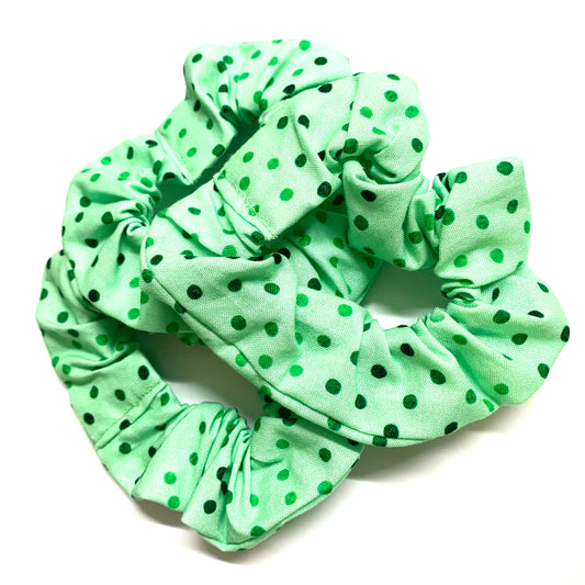 MUMMA WHOOPEE - "Ghoulish Green" REGULAR HALLOWEEN SCRUNCHIES