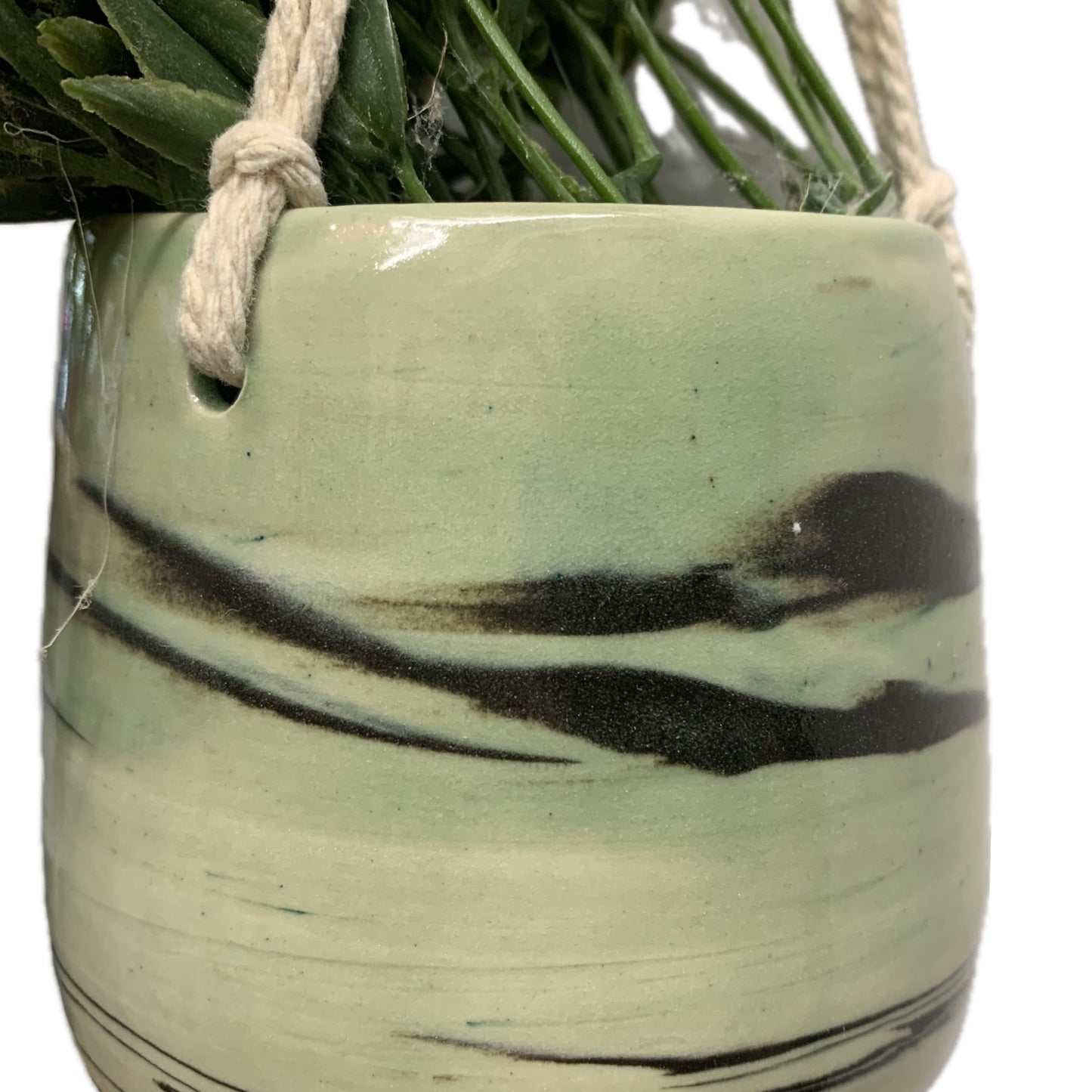 EARTH BY HAND- Green Planter- Short