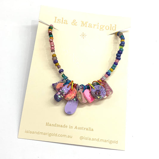 Isla & Marigold- Charm Necklace- Cora