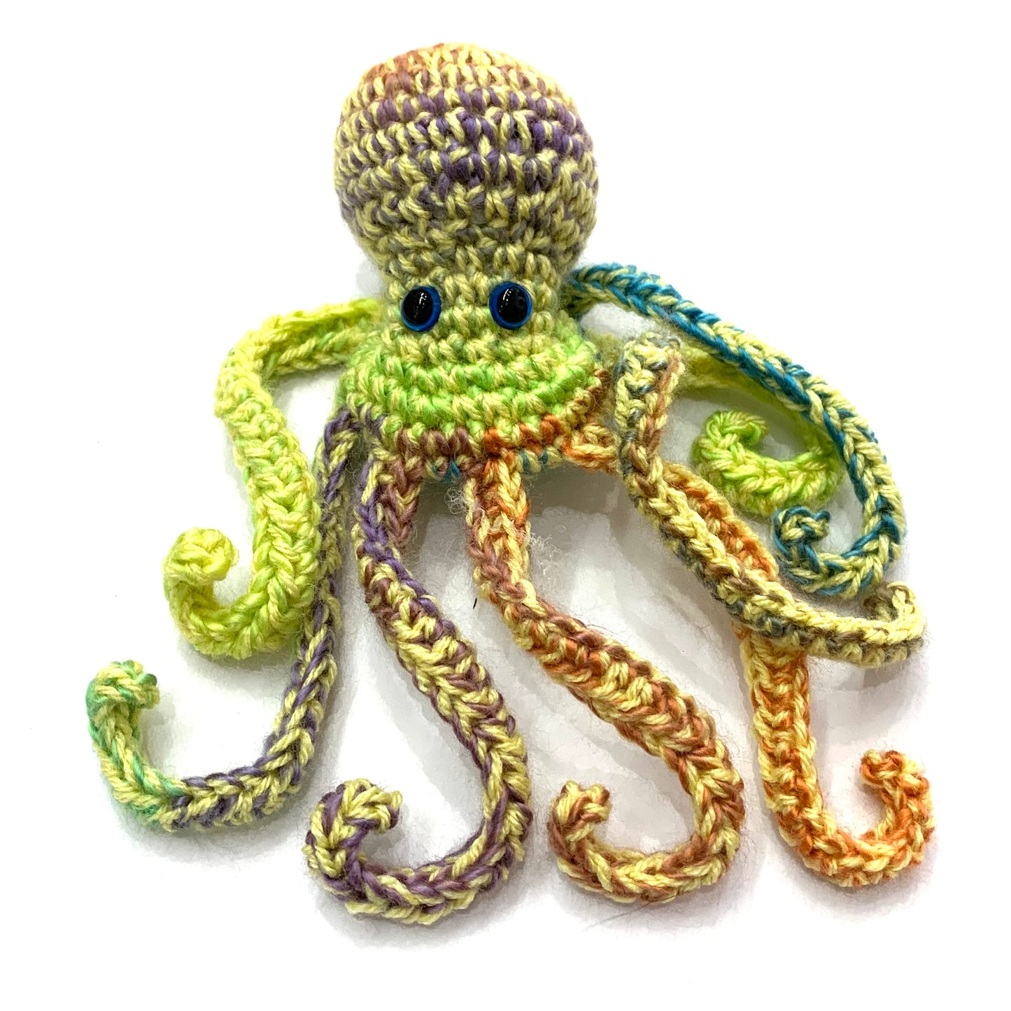 BEAKNITS- Multicoloured #1- CROCHETED OCTOPUS