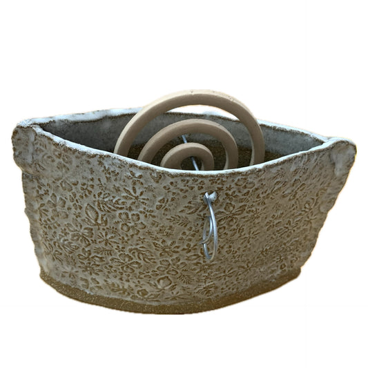 EARTH BY HAND- Mosquito Coil Holders- Tropical Embossed