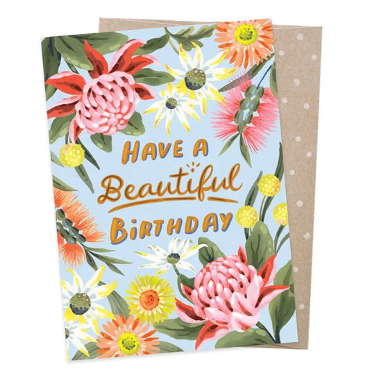 EARTH GREETINGS- Beaut Birthday Card