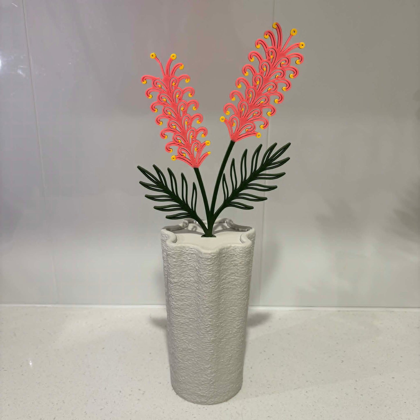 DWAYNSKI.3D - Grevillia - Large Petal Print Vase