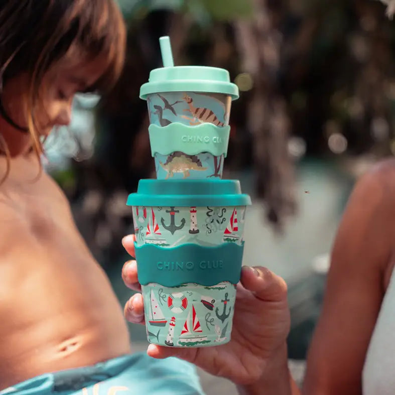 CHINO CLUB- Adult Reusable Cup 12 oz - Nautical