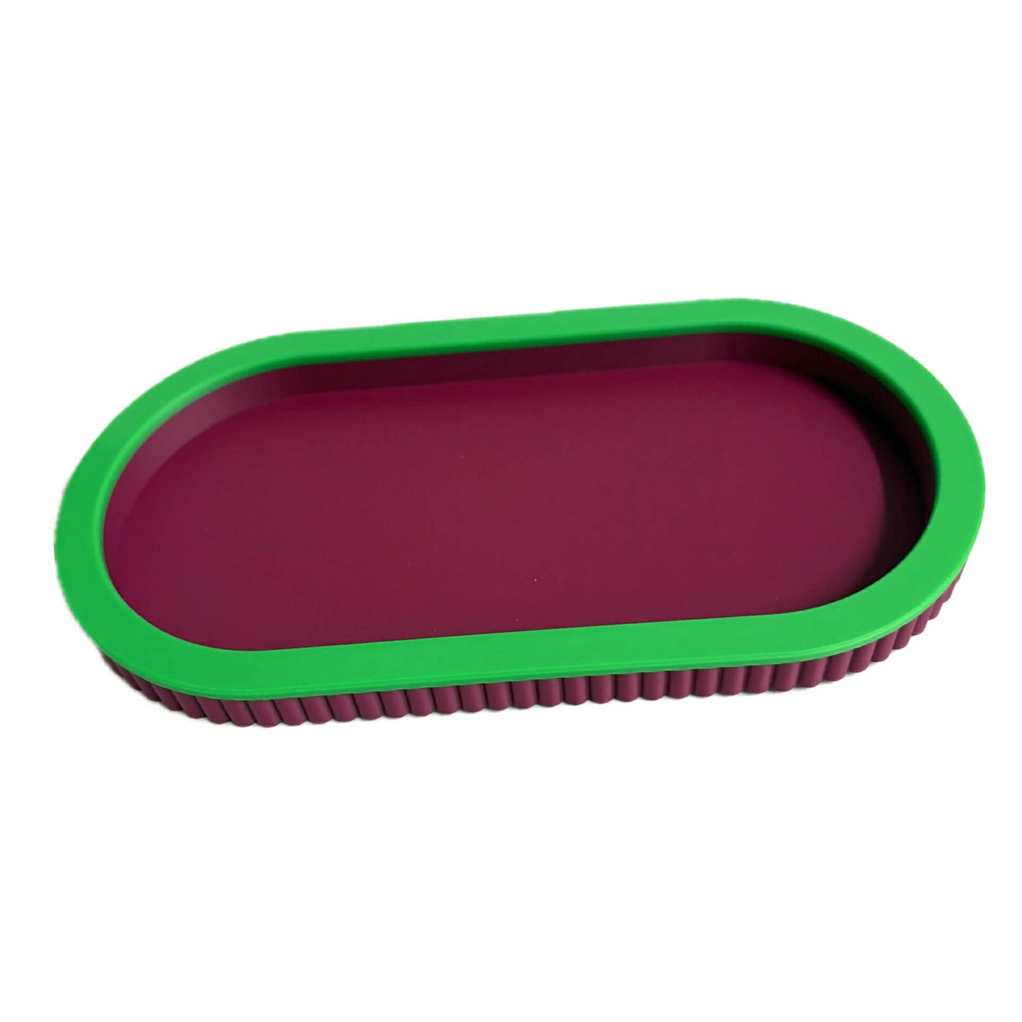 DWAYNSKI.3D - Royal Tray and Bowl Set - Wine and Green