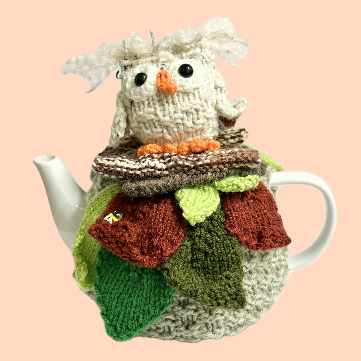 BEAKNITS- CROCHET TEA COSY -Owl