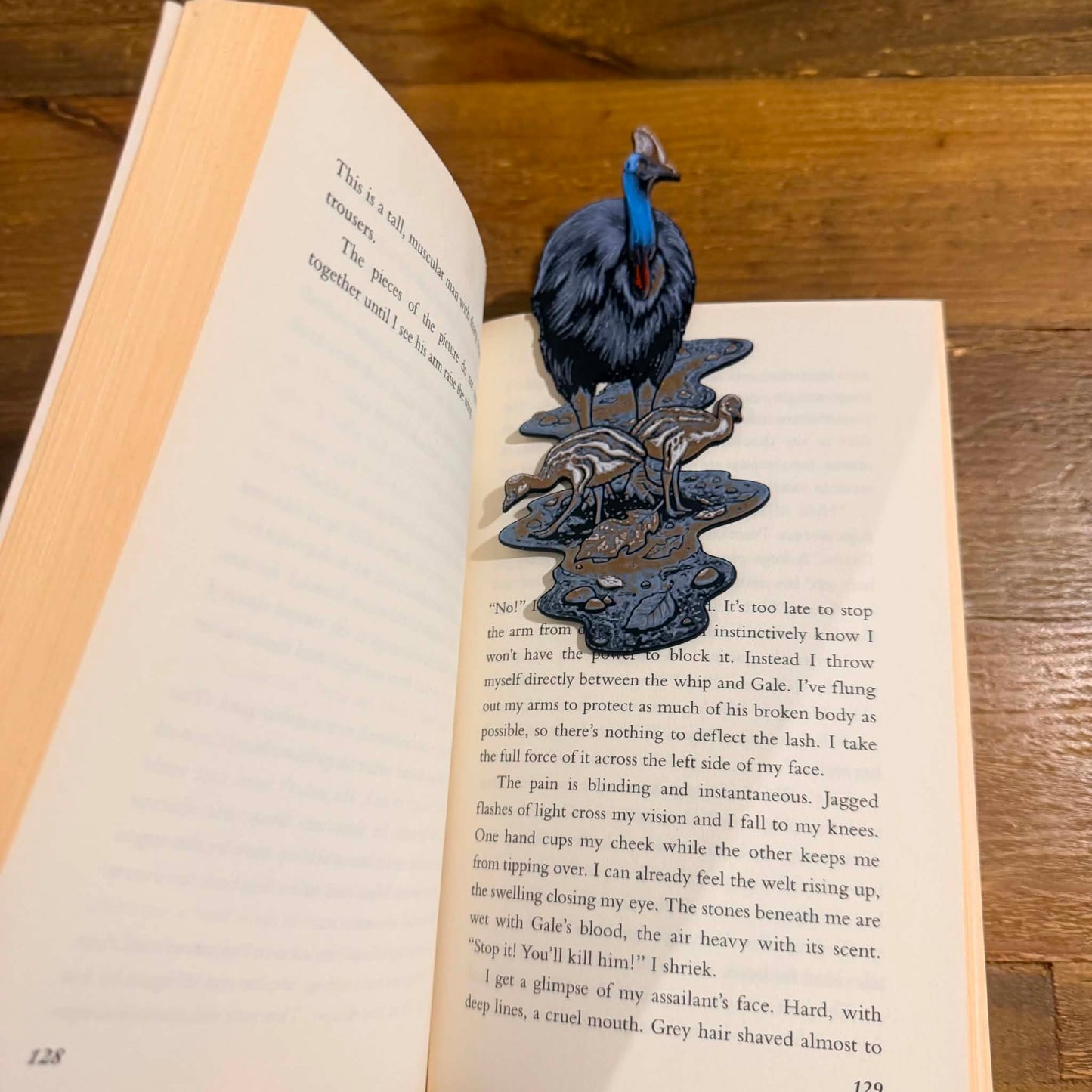 DWAYNSKI.3D - "Cassowary" Urban Birds Bookmark