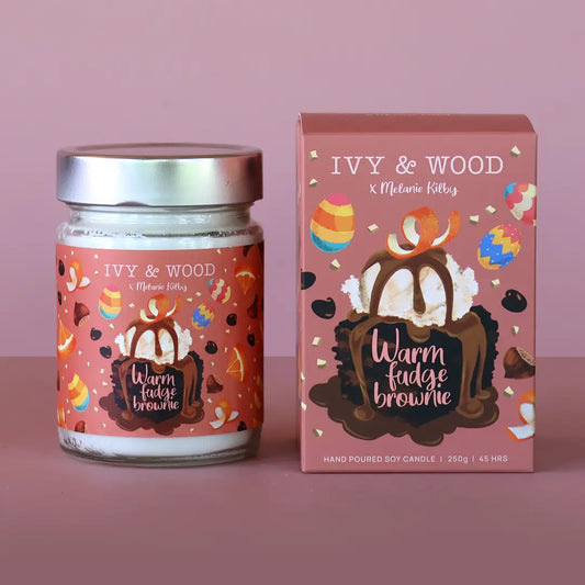 IVY & WOOD - "Warm Fudge Brownie" Limited Edition Easter Candle