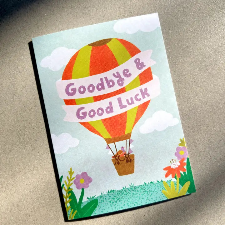 LAUREN SISSON STUDIO- "Goodbye & Good Luck" Farewell Card