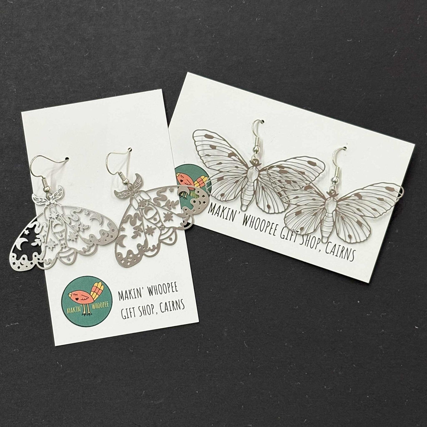 MAKIN' WHOOPEE - "Butterfly" Stainless Steel Earrings