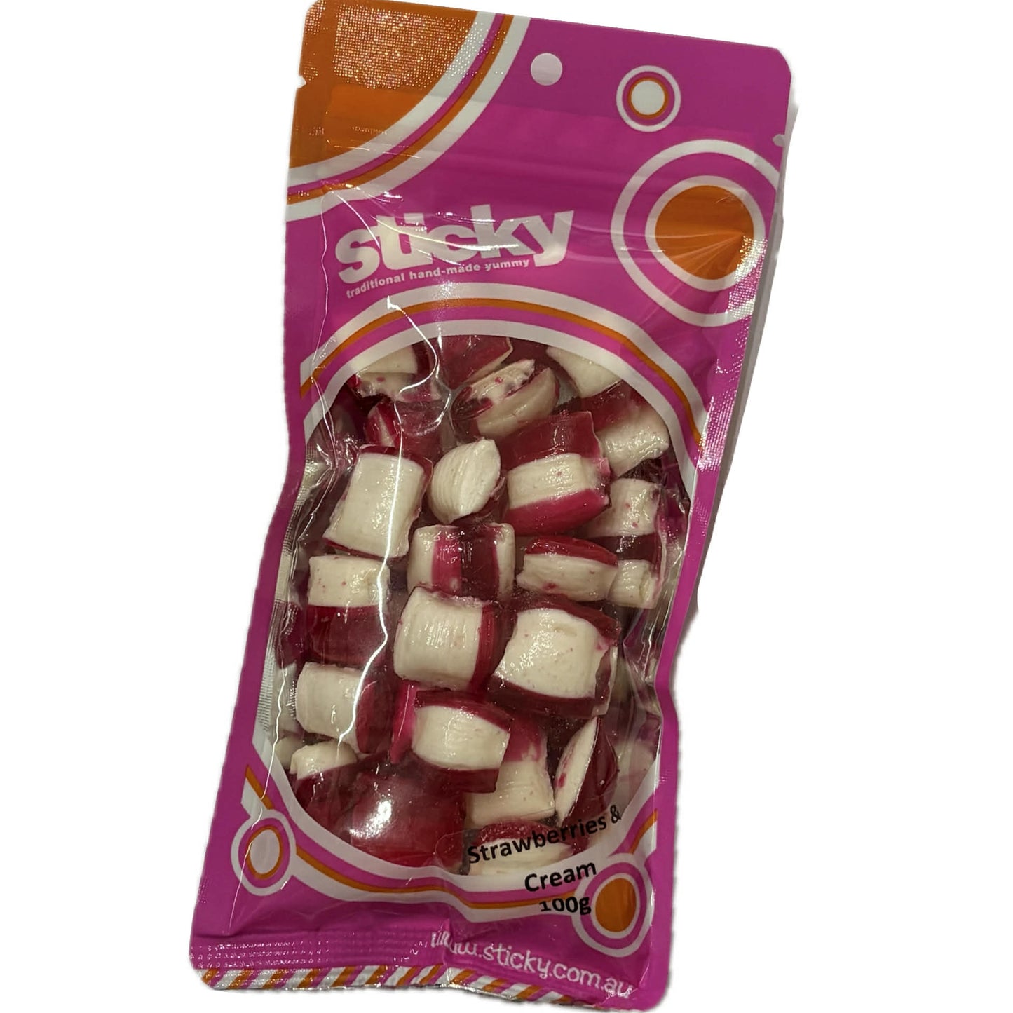 STICKY - STRAWBERRIES AND CREAM Rock Candy