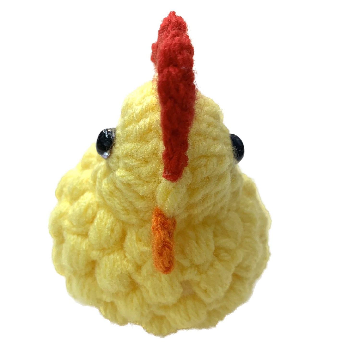 BEAKNITS- PALE YELLOW CROCHETED CHICKEN