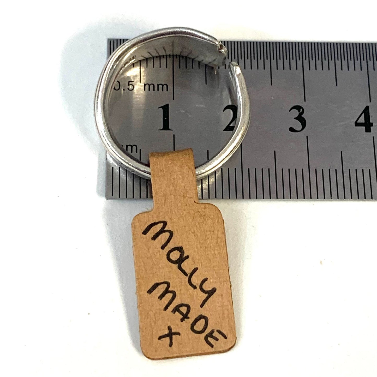 MOLLY MADE - Silverware Ring - Handle #2- Fan