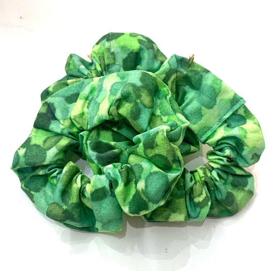 MAKIN' WHOOPEE - "Green Watercolour" REGULAR SCRUNCHIES