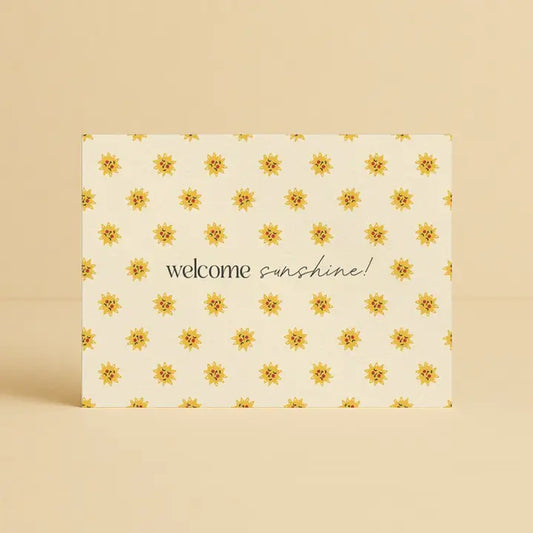 DAYMAKER STATIONERY- "Welcome Sunshine " - Baby Card