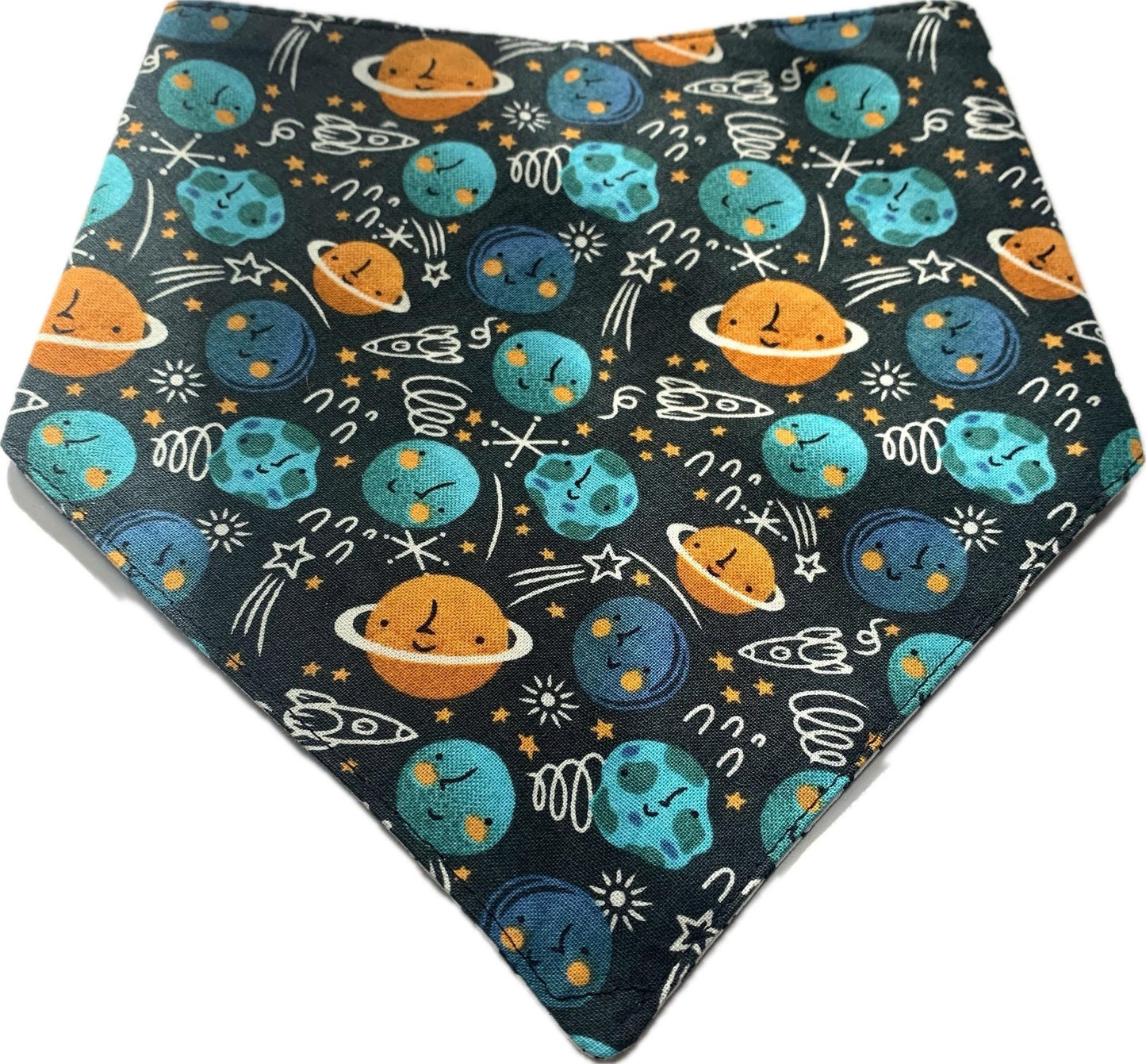 MAKIN' WHOOPEE - Small Pet Bandana- Planets & Stars