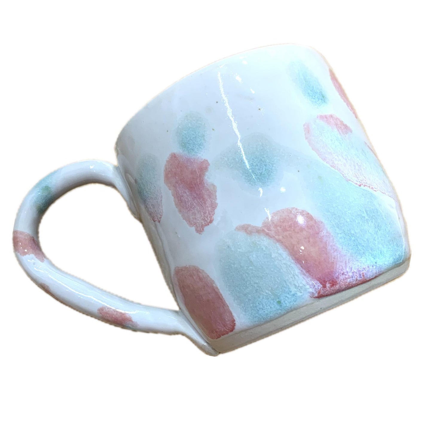 EARTH BY HAND- Blue & Pink Glazed Mugs