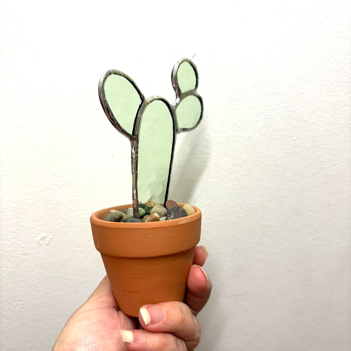 SWAN GLASS - SUCCULENT - STAINED GLASS ORNAMENT #10