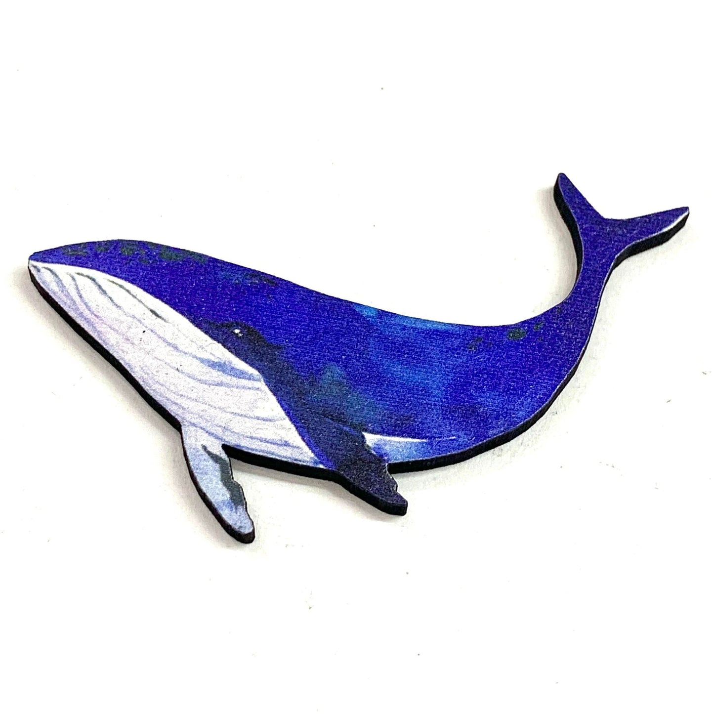 MAKIN' WHOOPEE BROOCH - Humpback Whale - Printed Timber Brooch