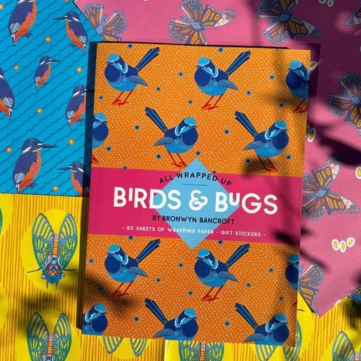 BOOKS & CO - ALL WRAPPED UP : BUGS & BIRDS by Bronwyn Bancroft