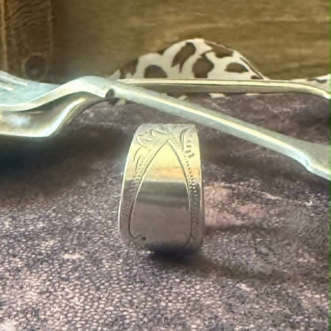 MOLLY MADE - Vintage Jam Spoon Handle Ring
