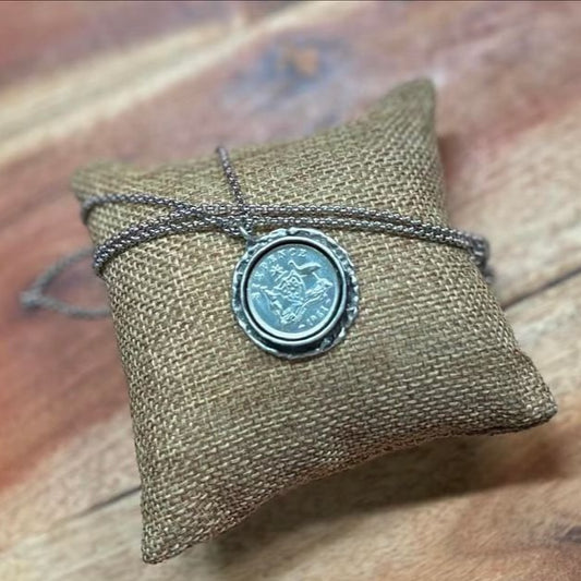 MOLLY MADE- "1961 Sixpence" Pendant Necklace
