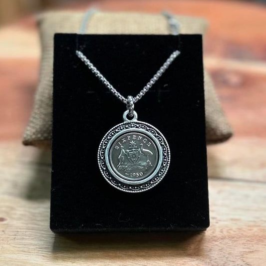 MOLLY MADE- "1950 Shilling" Pendant Necklace