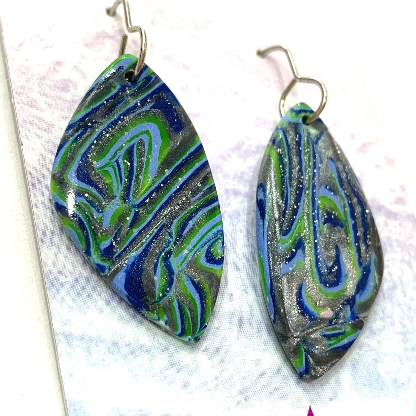 Sailvie Creations - Ocean Organic Hook Dangle Earrings