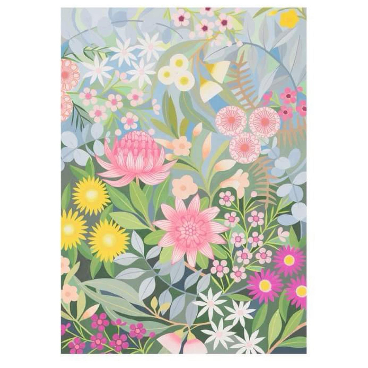 CLAIRE ISHINO- LARGE LIMITED EDITION A3 PRINTS- BUSH BOUQUET