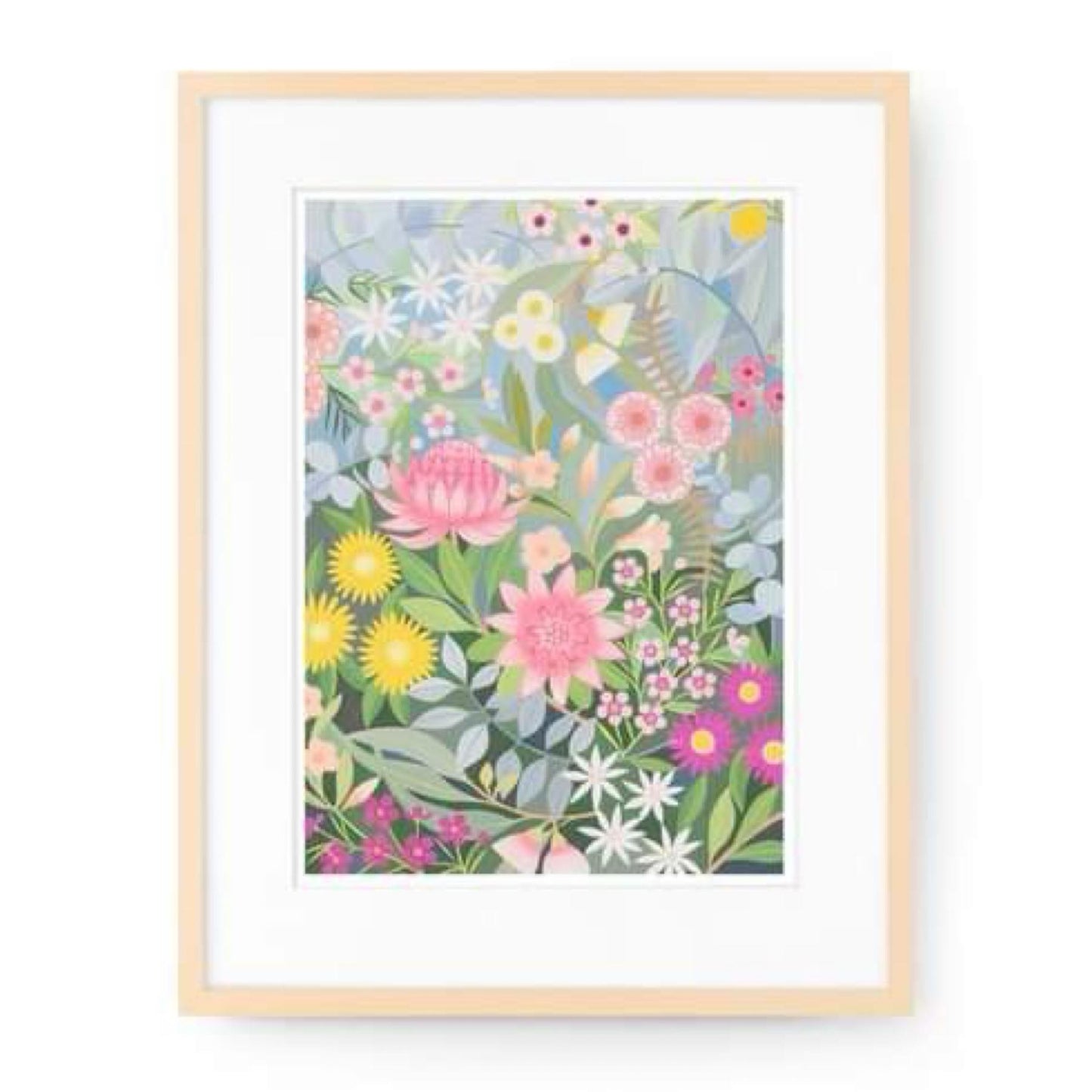 CLAIRE ISHINO- MEDIUM LIMITED EDITION A4 PRINTS- BUSH BOUQUET