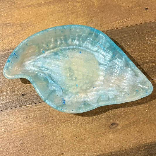 BRENDA STONE ART - Large Shell Resin Tray 2