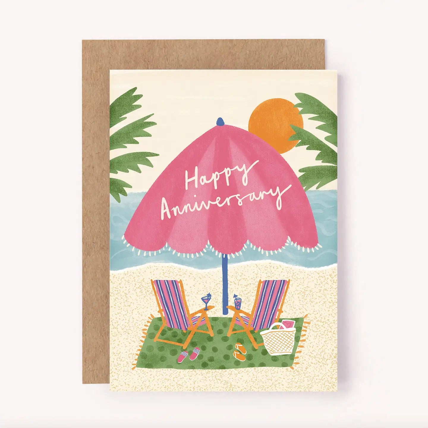 LAUREN SISSON STUDIO- "Happy Anniversary" - Blank Greeting Card