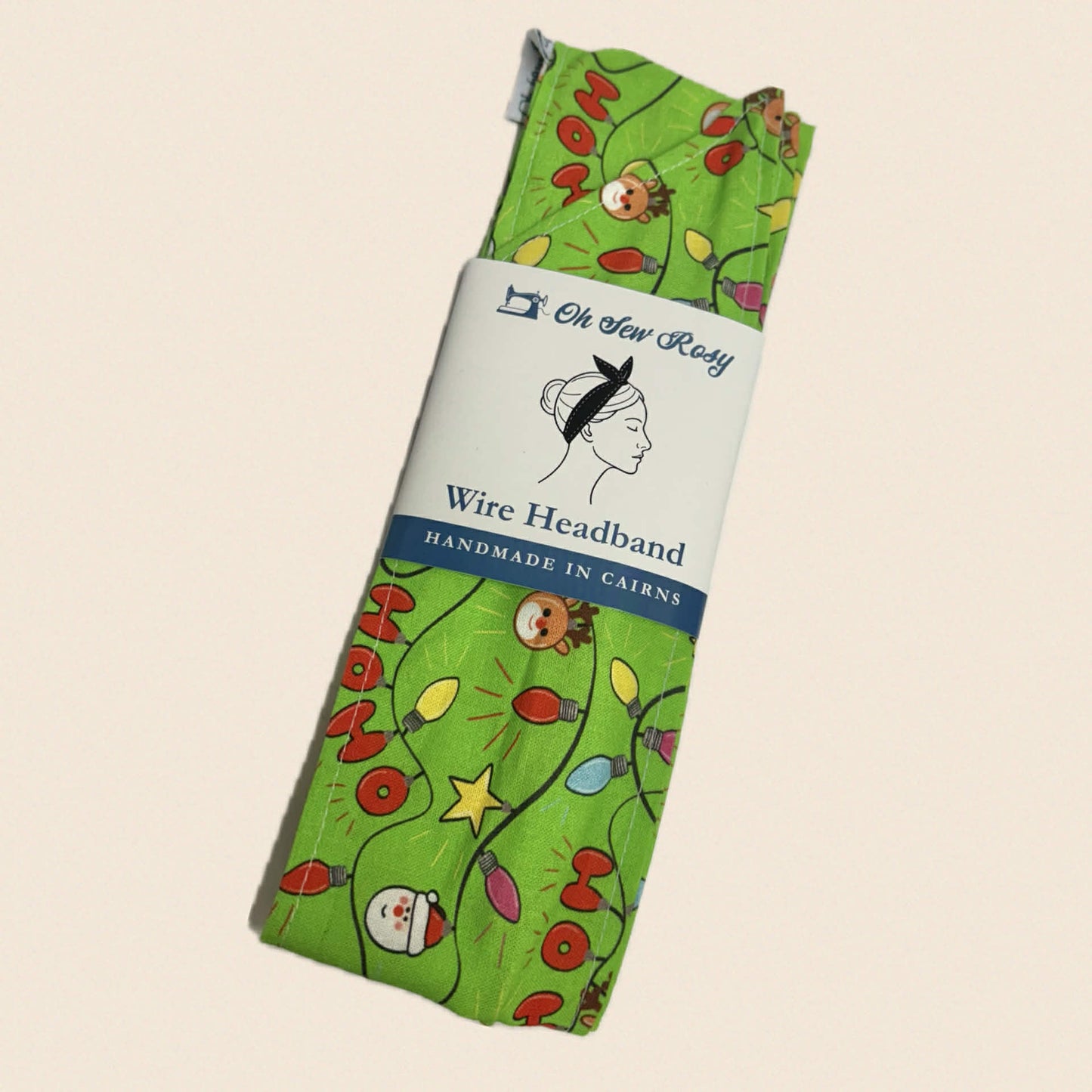 OH SEW ROSY: CHRISTMAS WIRE HEADBAND - Christmas Lights