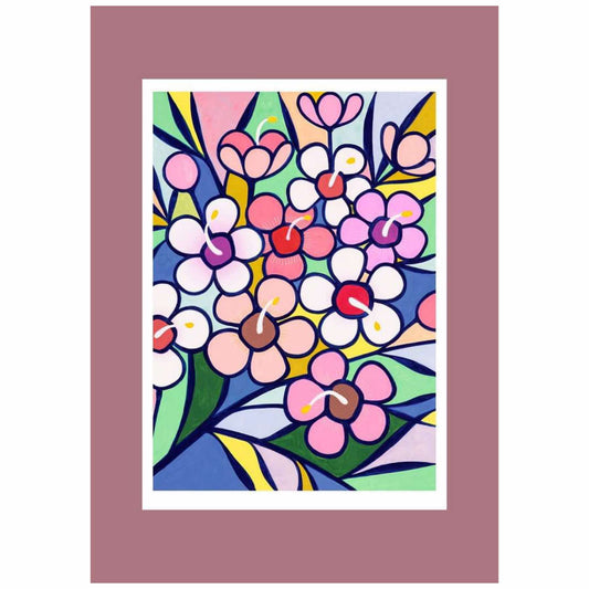 CLAIRE ISHINO- MEDIUM LIMITED EDITION A4 PRINTS- Wonderful Wax Flower