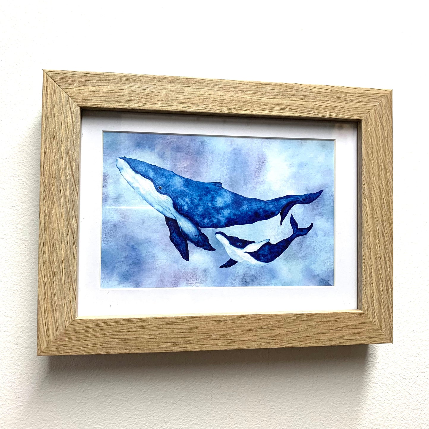 SHANNA TREES CREATIONS - Framed "Whale Song" Print