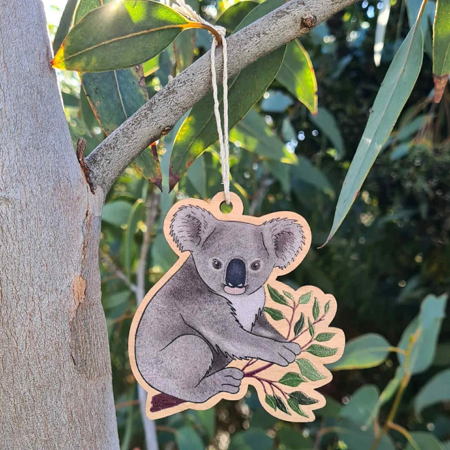 EARTH GREETINGS- Koala Wooden Decoration