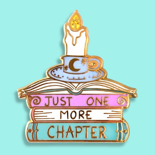 JUBLY-UMPH - "JUST ONE MORE CHAPTER" LAPEL PIN