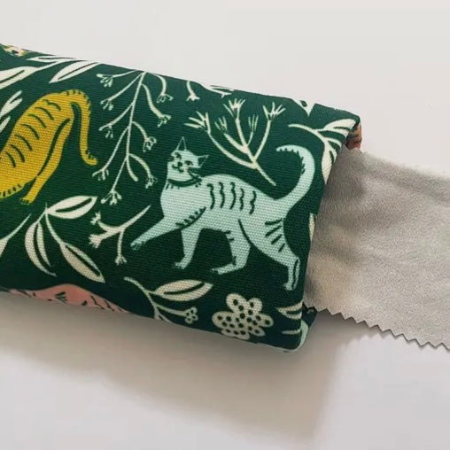 FABRIC DRAWER- Handmade Glasses Case - Cats
